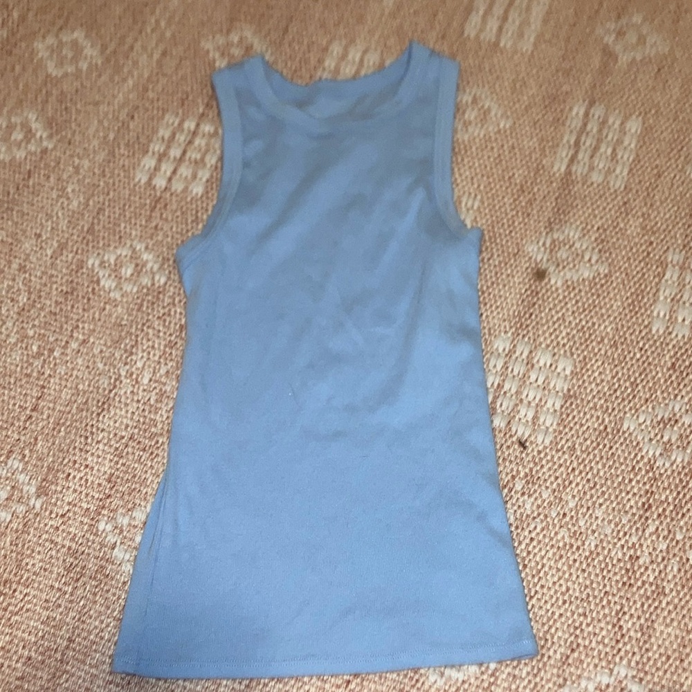 Women’s small blue tank top